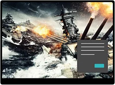 Mundo de Barcos de Guerra Oscuro tema para Windows 11