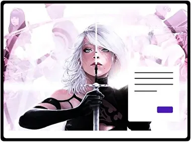 Yorha 2a tema para Windows 11