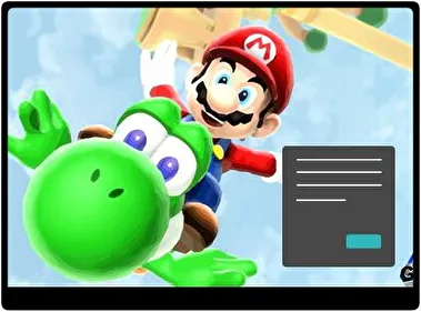 Yoshi Oscuro tema para Windows 11