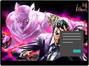 Yoshikage Kira Oscuro tema para Windows 11