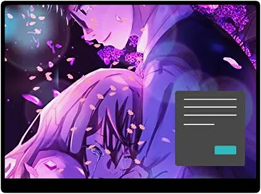 Tu mentira en abril Oscuro tema para Windows 11