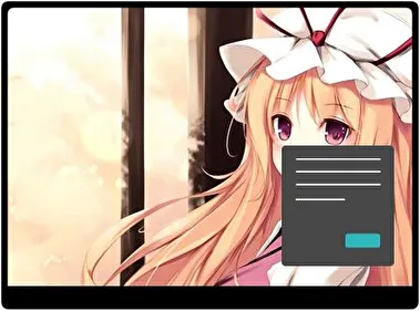 Yukari Yakumo Oscuro tema para Windows 11