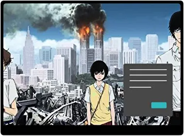 Zankyou No Terror Oscuro tema para Windows 11