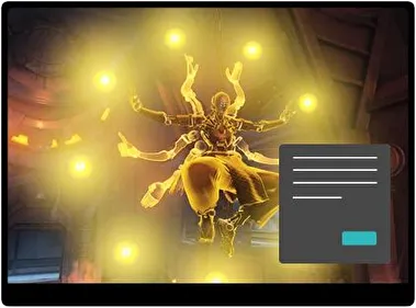 Zenyatta Oscuro tema para Windows 11